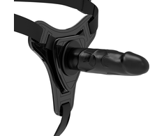 Fetish Submissive Harness Fetish Submissive Silicone Harness Juodas 15cm - Adjustable Comfortable System