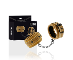 Fetish Submissive Origin Fetish Submissive Origen Vegan Leather Ankle Cuffs Neoprene Lining Juodas