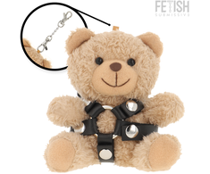Rebel Fetish Submissive Bongo Plush Bear - Collectible Designer Priedas 10 cm