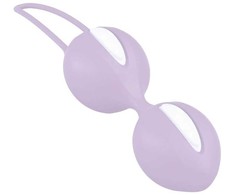 Fun Factory Smartballs Duo Pelvic Floor Training Balls Baltas/Lilac 72g