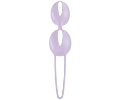 Fun Factory Smartballs Duo Pelvic Floor Training Balls Baltas/Lilac 72g