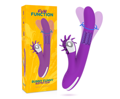 Rožinė Fun Function Bunny Funny Rotation 2.0 Intimate Machine, 24cm, Rožinė