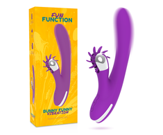 Rožinė Fun Function Bunny Funny Vibration 2.0 Intimate Wellness Device Rožinė