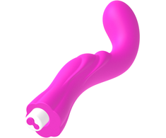 G-SPOT Gregory Violet Rechargeable Curved Massager 200mm Medical Silicone