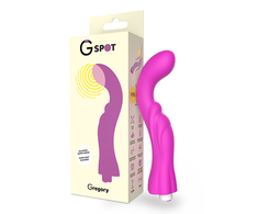 G-SPOT Gregory Violet Rechargeable Curved Massager 200mm Medical Silicone