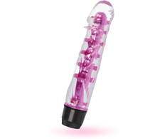 Rožinė Glossy Lenny Rožinė - TPE Atsparus vandeniui Intimate Device, 14 cm