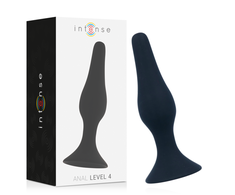Intense Anal Toys Intense Anal Level 4 Juodas 15.5 cm - Advanced Silicone Plug