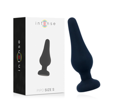 Intense Anal Toys Intense Pipo S Silicone Anal Plug Juodas 9.8 cm - Classic Tapered Design