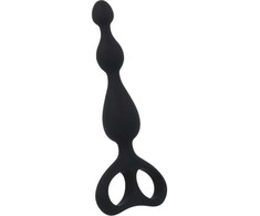 Intense Anal Toys INTENSE Danti Juodas Silicone Anal Plug 17.5 cm Body-Safe Material