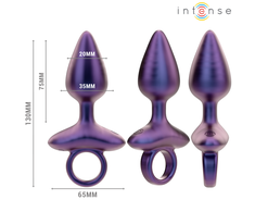 Intense Anal Toys INTENSE Michael Rechargeable Vibrating Plug with Remote Control, Juodas