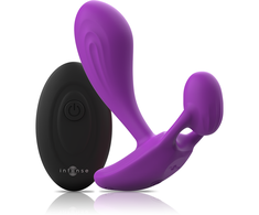 Intense Anal Toys Intense Shelly Remote-Controlled Silicone Anal Plug Violetinė Atsparus vandeniui