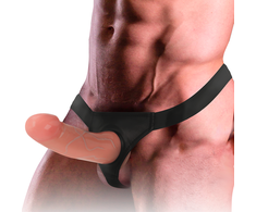 Intense Couples Toys Intense Hollow Strap-On System Natural 16x3 cm Adjustable Harness