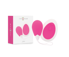 Intense Couples Toys Rožinė Intense JAN Wireless Remote-Control Intimate Egg Rožinė USB Rechargeable