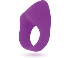 Intense Couples Toys INTENSE OTO Lilac Rechargeable Silicone Vibrating Ring, 20 Modes, Atsparus vandeniui