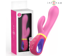 Intense Fun Rožinė INTENSE Daphne Rožinė Dual-Action Silicone Rabbit with Multi-Mode Vibration