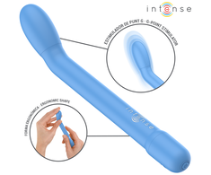 Mėlyna Intense Fun Model G-Spot Mėlyna Vibration System 19cm USB Rechargeable