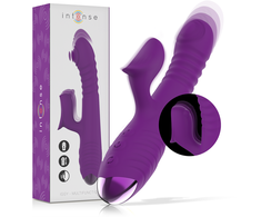 Intense Fun INTENSE IGGY Multifunction Rechargeable Up &amp; Down Vibrator Violetinė 24cm