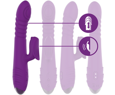 Intense Fun INTENSE IGGY Multifunction Rechargeable Up &amp; Down Vibrator Violetinė 24cm
