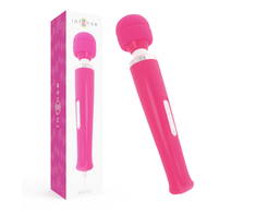 Intense Fun Rožinė INTENSE Keanu Wand Rožinė Multi-Speed Silicone Massager 33cm