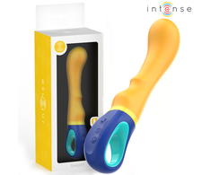 Intense Fun INTENSE Shaggy Geltona Curved G-Spot Vibrator Ergonomic Silicone Design