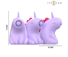 Intense Fun Intense Sweetie Unicorn Shape Tongue Stimulator Rožinė Silicone USB IPX7