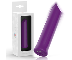 Intense Fun INTENSE Todrick Violet Compact Vibrating Bullet 10 Modes Atsparus vandeniui 10.2cm