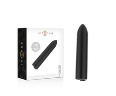 Intense Fun INTENSE Vibrating Bullet 10 Modes USB Rechargeable Compact 8.5cm