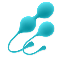 Intense Health Fun Mėlyna Intense Pack Kendall Mėlyna Kegel Training Balls Set - Silicone, 28g &amp; 50g