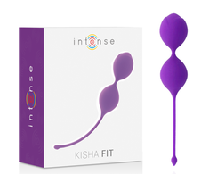 Intense Health Fun Intense Kisha Fit Silicone Pelvic Floor Training Balls Lilac 3.5x20cm