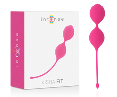 Intense Health Fun Intense Kisha Fit Silicone Pelvic Floor Exerciser Fuchsia 3.5x20cm