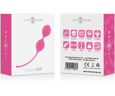 Intense Health Fun Intense Kisha Fit Silicone Pelvic Floor Exerciser Fuchsia 3.5x20cm