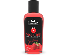 Intimateline Luxuria Voluptas Edible Warming Massage Gel Strawberry 100ml