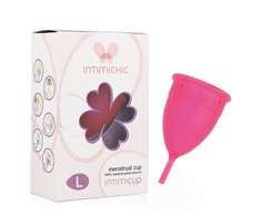 Intimichic Menstrual Cup L Medical Grade Silicone - Reusable Comfort