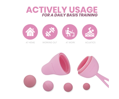 Intimichic Pelvis Health I 2.0 Pelvic Training System Silicone Set