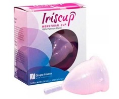 Rožinė IrisCup Small Rožinė Menstrual Cup + Free Sterilizer Bag, Medical Silicone