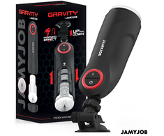 Jamyjob Gravity Automatic Intimate Machine 5 Modes USB Juodas-Raudona