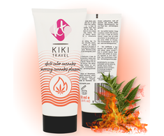 Kiki Travel Cannabis Effect Vanduo-Based Lubricant 50ml Vegan Formula
