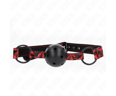 Kink Collar Gag KINK Model 2 Diamond Pattern Ball System 4.5cm - Adjustable 42-60cm