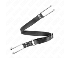 Kink Collar Gag KINK Adjustable Metal Hook Gag 36-52 cm - Secure Stainless Steel System