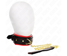 Kink Collar Gag KINK Model 2 Adjustable Necklace - Sponge Imitation Leather, 37-54 cm