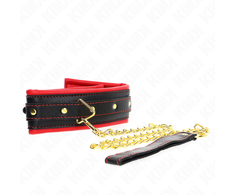 Kink Collar Gag KINK Model 2 Adjustable Necklace - Sponge Imitation Leather, 37-54 cm