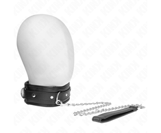 Kink Collar Gag KINK Model 3 Adjustable Faux Leather Collar with Soft Sponge, 37-54 cm