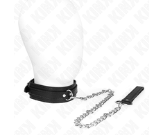 Kink Collar Gag KINK Snake Pattern Necklace with Leash 65cm - Adjustable Vegan Leather Set