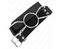 Kink Collar Gag KINK Spider Mouth Gag Large 60x3 cm - Breathable Silicone System