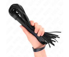 Kink Impact Touch KINK Dark Mėlyna Bead Whip 43.5 cm - Professional Multi-Strand Impact Tool