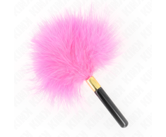 Kink Impact Touch KINK Fuchsia Gold Feather Teaser 18cm - Elegant Sensory Priedas