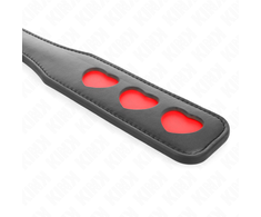 Kink Impact Touch KINK Heart Palette Paddle 32 x 6 cm - Premium Leather Impact Tool