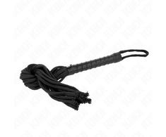 Kink Impact Touch KINK Juodas Rope Whip 56 cm - Durable Braided Model for Precision Play