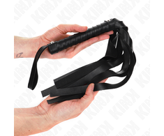 Kink Impact Touch KINK Juodas Wide Tail Impact Whip 48.5 cm - Durable Synthetic Material