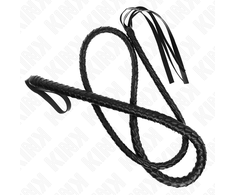 Kink Impact Touch KINK Long Juodas Snake Whip 210 cm - Premium Flexible Leather Model